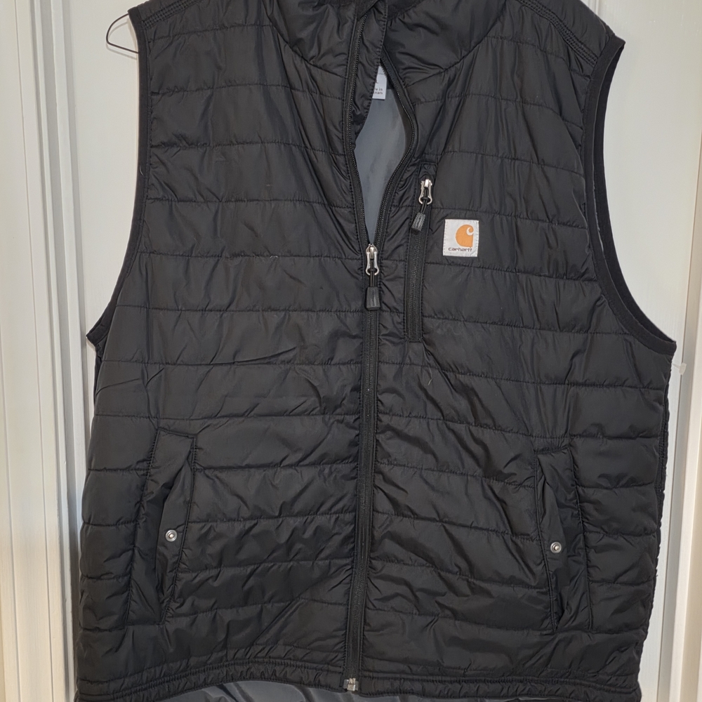 Carhartt Black Quilted Vest